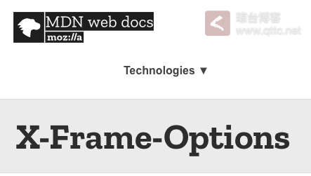 X-Frame-Options